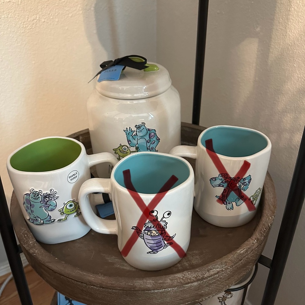 Rae Dunn Monsters Inc Bundle